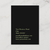 Carte De Visite Écran d'oreille pour Motif d'impression de serpent (Dos)