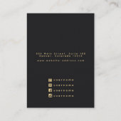 Carte De Visite Écran d'oreille Ravens enchanté (Dos)