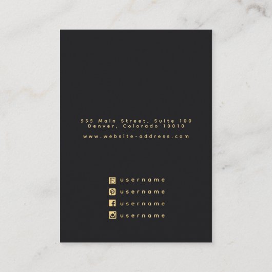 Carte De Visite Écran d'oreille Ravens enchanté (Dos)