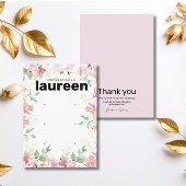 Carte De Visite Écran d'oreille rose