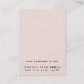 Carte De Visite Écran d'oreille Sunlit Pastel Rainbow Grunge (Dos)