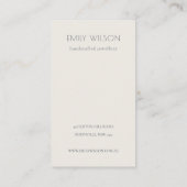 Carte De Visite Écran du collier du logo du logo du champignon (Dos)