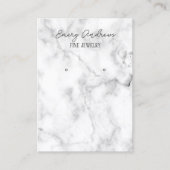 Carte De Visite Écran du Porte-oreille du concepteur de marbre (Devant)