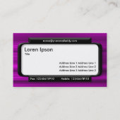 Carte De Visite Écran élégant - Texture profonde broyée (Dos)