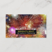 Carte De Visite Écran Firework, ventes Fireworks (Devant)