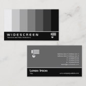 Carte De Visite Écran géant 162 - Mélange de couleur - blanc au (Devant / Derrière)