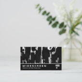 Carte De Visite Écran géant 258 - Résumé dans le noir (Debout devant)