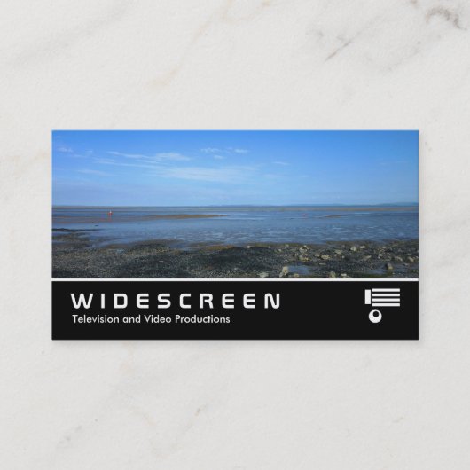 Carte De Visite Écran géant 343 - Estuaire de Severn chez Penarth (Devant)