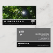 Carte De Visite Écran géant Sun 07 dans les theTrees (Devant / Derrière)