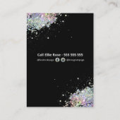 Carte De Visite Écran Holographique des porteurs d'oreilles de la  (Dos)