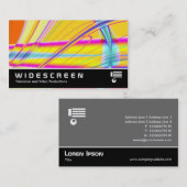 Carte De Visite Écran large 0421 - Abstrait fractal 061012e (Devant / Derrière)