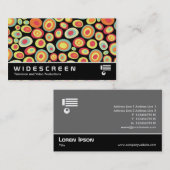 Carte De Visite Écran large 0433 - Abstrait 20213 (Devant / Derrière)