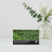 Carte De Visite Écran large 0438 - Fleurs de bois (Debout devant)