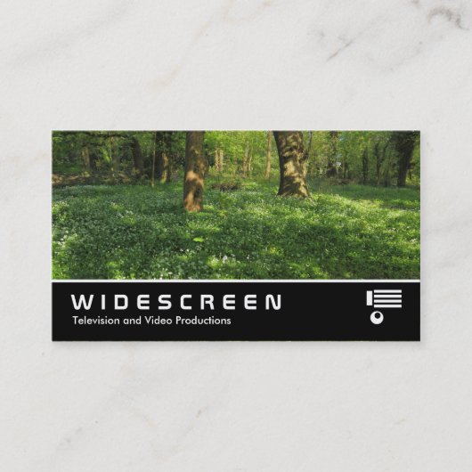 Carte De Visite Écran large 0439 - Printemps dans les bois (Devant)