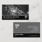 Carte De Visite Écran large 0446 - Intérieur moderne (Devant / Derrière)