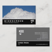 Carte De Visite Écran large 0476 - Cumulus Cloud (Devant / Derrière)