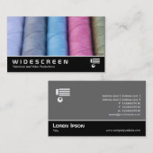 Carte De Visite Écran large 0479 - Roulettes de coton (Devant / Derrière)