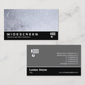 Carte De Visite Écran large 0518 - Bulles de savon (Devant / Derrière)