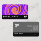 Carte De Visite Écran large 0532 - Ecran Abstrait 250816 - 01c (Devant / Derrière)