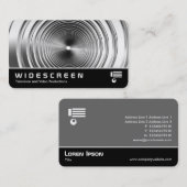 Carte De Visite Écran large 0543 - Long Spring B&W (Devant / Derrière)