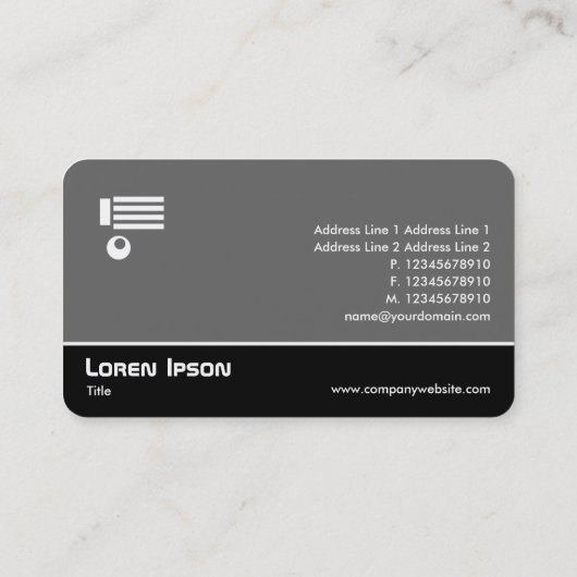 Carte De Visite Écran large 0545 - Long Spring Orange (Dos)