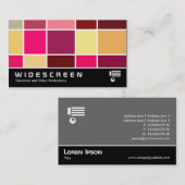 Carte De Visite Écran large 155 - Composition des couleurs (Devant / Derrière)