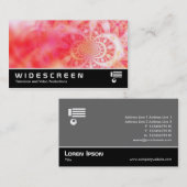 Carte De Visite Écran large 171 - Vortex du temps Abstrait (Devant / Derrière)