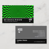 Carte De Visite Écran large 181 - Op Art (Devant / Derrière)