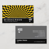 Carte De Visite Écran large 198 - Art Déco (Devant / Derrière)