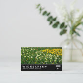 Carte De Visite Écran large 205 - Fleurs de ressort (Debout devant)