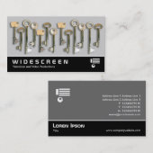 Carte De Visite Écran large 208 - Clés (Devant / Derrière)