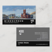 Carte De Visite Écran large 218 - Cardiff Bay (Devant / Derrière)