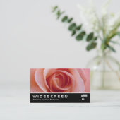 Carte De Visite Écran large 229 - Rose rose (Debout devant)