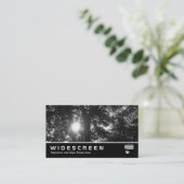 Carte De Visite Écran large 229 - Sun Through Trees B&W (Debout devant)