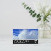 Carte De Visite Écran large 230 - Nuages (Debout devant)