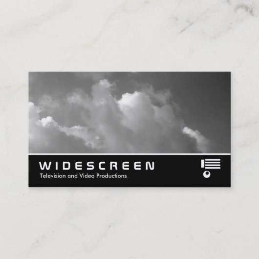 Carte De Visite Écran large 235 - Ciel du soir (Devant)