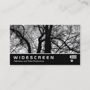 Carte De Visite Écran large 257 - Arbres à contraste élevé