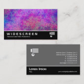 Carte De Visite Écran large 266 - Forêt de corail Abstrait (Devant / Derrière)