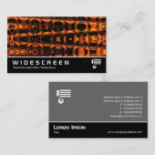 Carte De Visite Écran large 270 - flamme Abstraite 03 (Devant / Derrière)