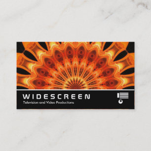 Carte De Visite Écran large 272 - Kaleidoscope orange