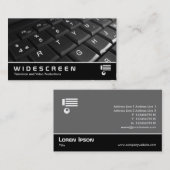 Carte De Visite Écran large 301 - Clavier (Devant / Derrière)