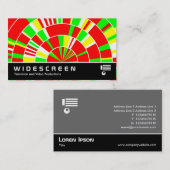 Carte De Visite Écran Large 307 - Pi Rays 02 (Devant / Derrière)