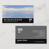 Carte De Visite Écran large 317 - Mer et Ciel (Devant / Derrière)