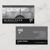 Carte De Visite Écran large 330 - Ancien numéro de radio britanniq (Devant / Derrière)