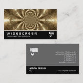 Carte De Visite Écran large 333 - Fractal (Devant / Derrière)