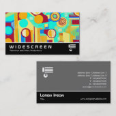 Carte De Visite Écran large 334 - Abstrait 120711 (Devant / Derrière)