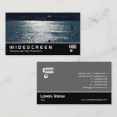 Carte De Visite Écran large 342 - Cardiff Bay (Devant / Derrière)