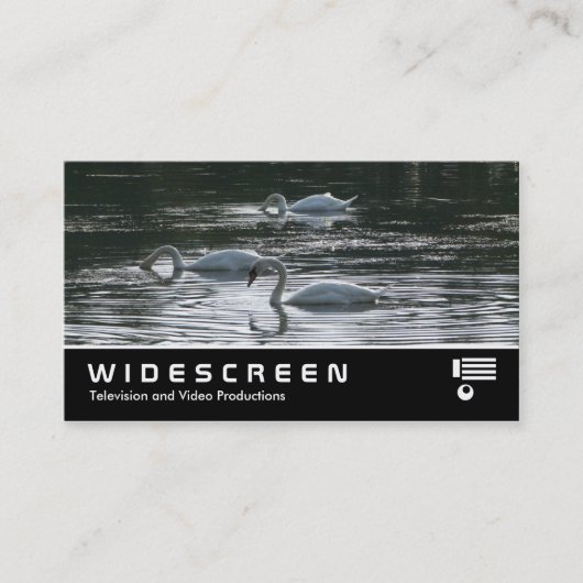 Carte De Visite Écran large 363 - Swans (Devant)