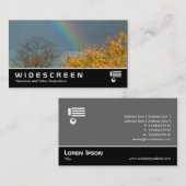 Carte De Visite Écran large 366 - Fin de l'arc-en-ciel (Devant / Derrière)