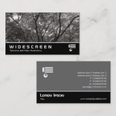 Carte De Visite Écran large 375 - Branches japonaise II (Devant / Derrière)